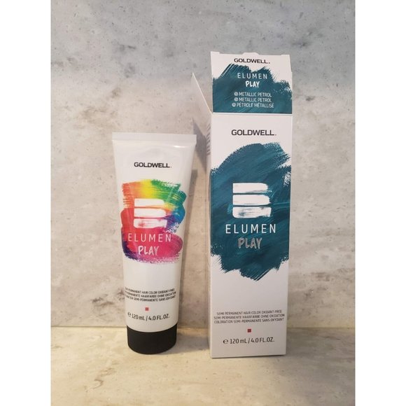 Goldwell Elumen Play Semi-Permanent Shades Metallic Petrol 4 oz New In Box - Picture 1 of 1